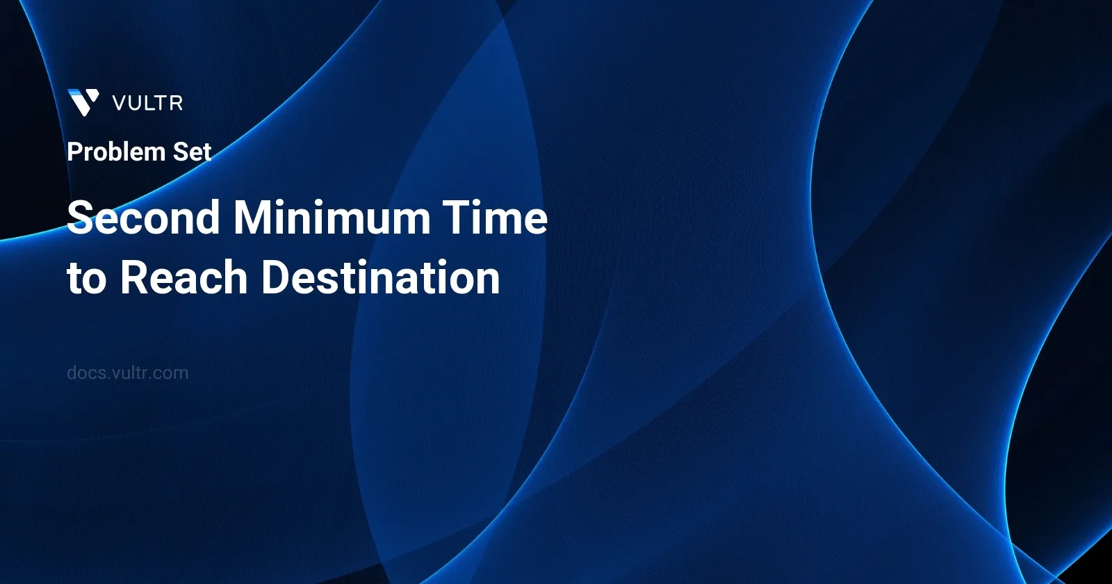 Second Minimum Time to Reach Destination header image