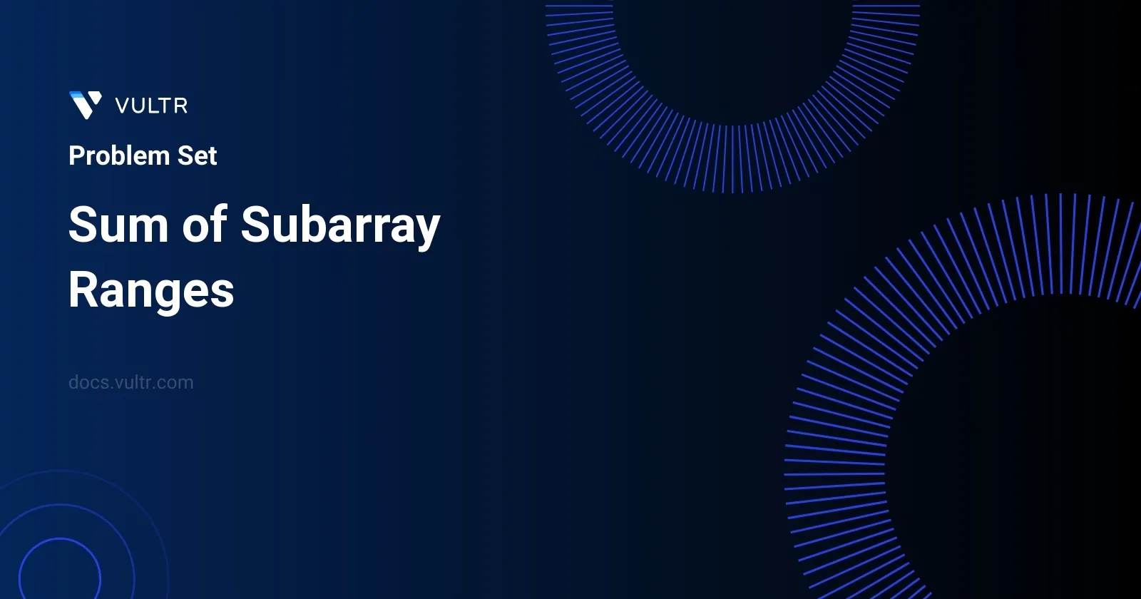 Sum of Subarray Ranges header image