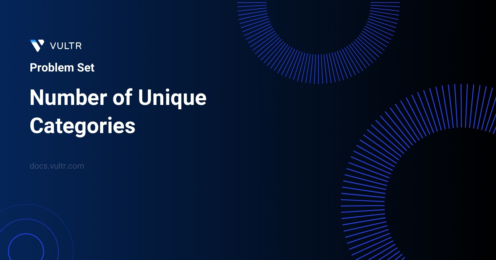 Number of Unique Categories header image