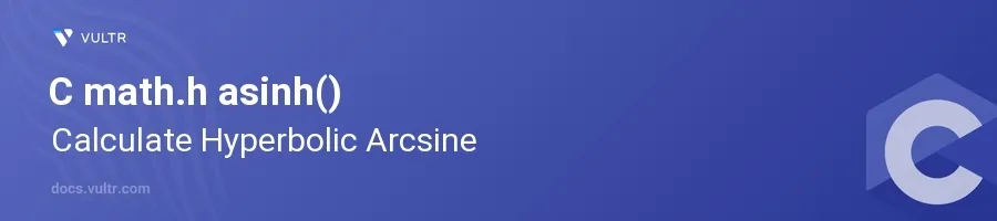 asinh() header image