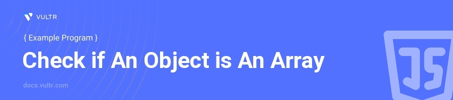 Check if an object is an array header image