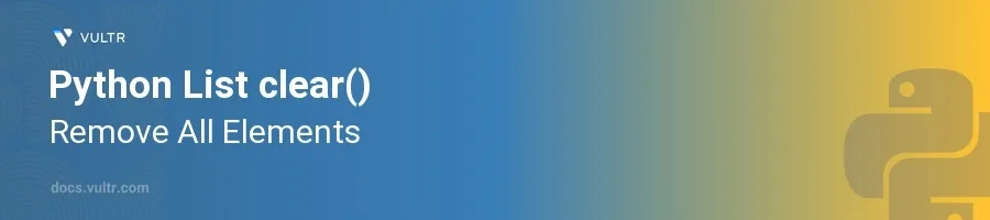 clear() header image
