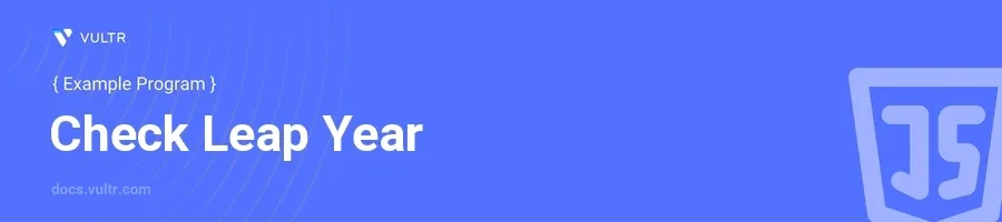 Check leap year header image