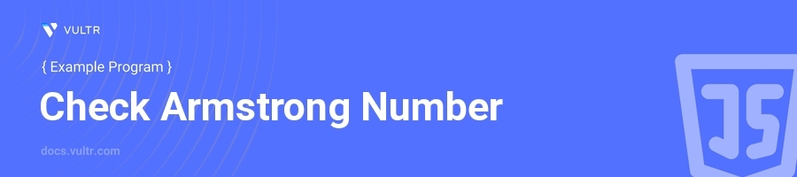 Check armstrong number header image