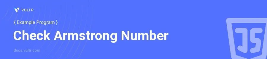 Check armstrong number header image