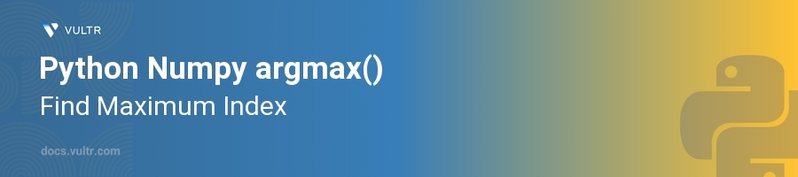 argmax() header image