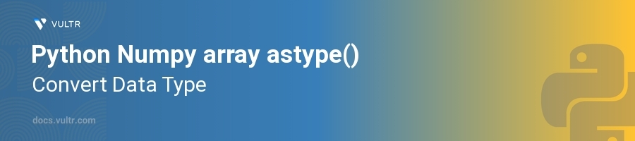 astype() header image