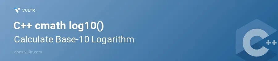 log10() header image