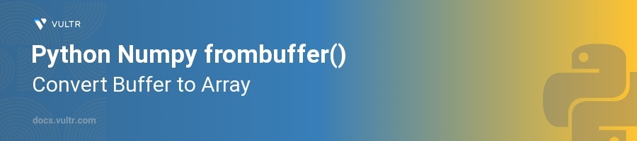 frombuffer() header image