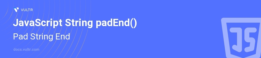 padEnd() header image