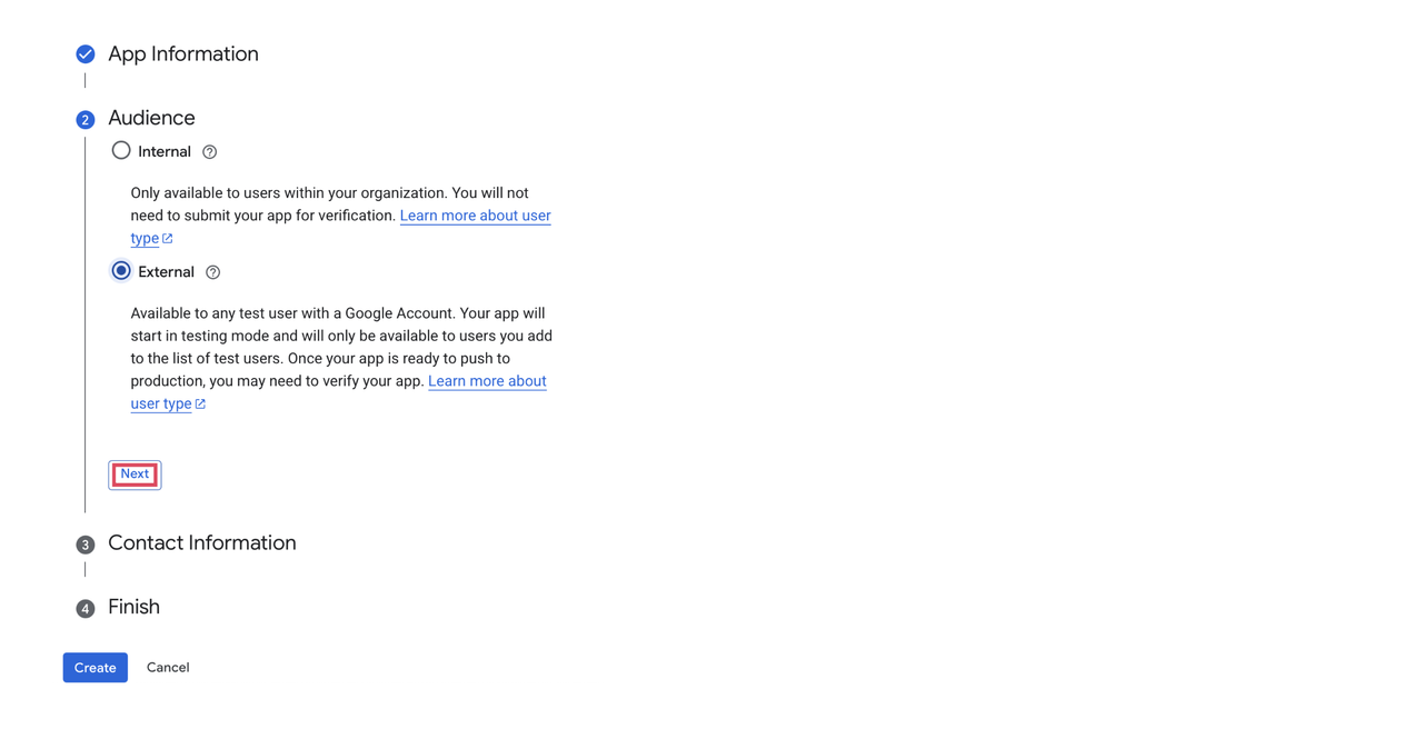 Select Target Audience