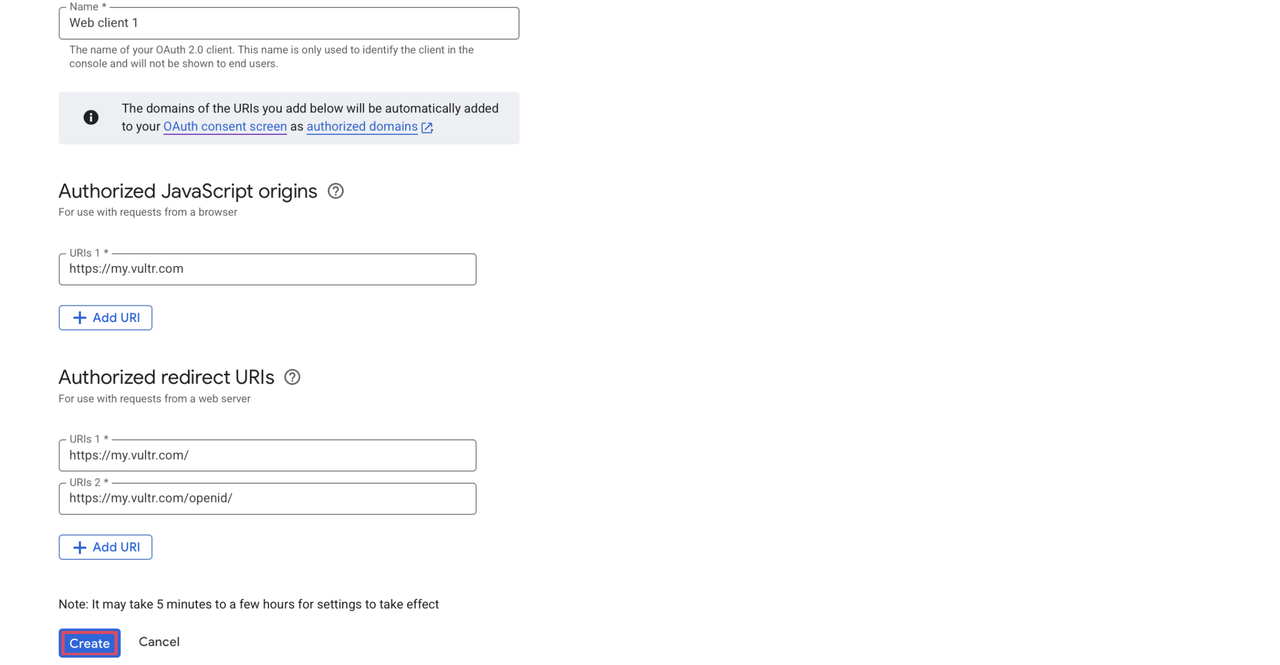 Google Cloud Application