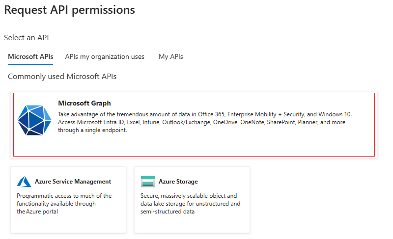 Azure Microsoft Graph