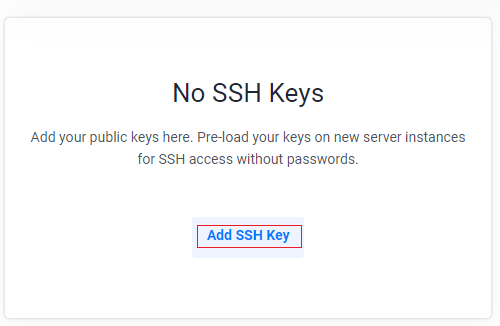 Add SSH Key