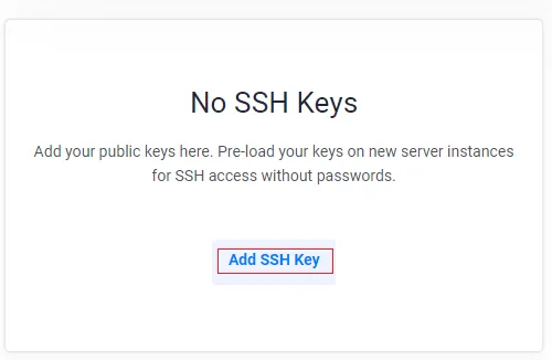 Add SSH Key