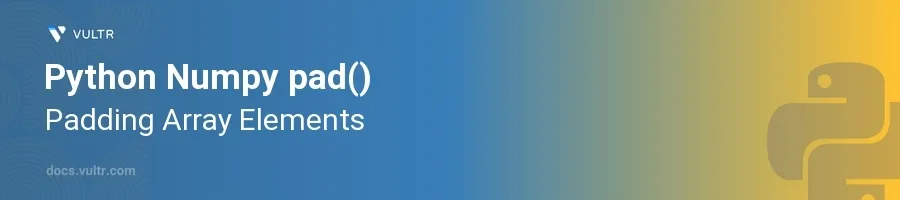 pad() header image
