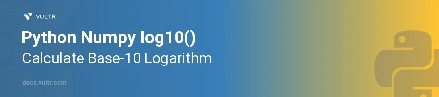 log10() header image