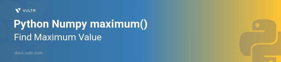 maximum() header image