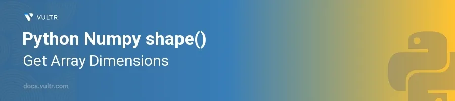 shape() header image