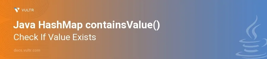 containsValue() header image