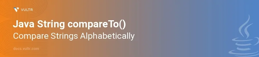 compareTo() header image