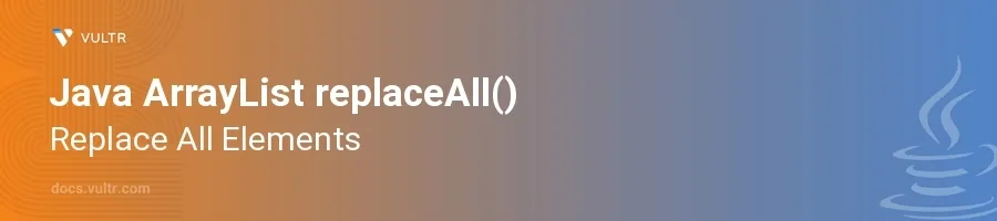 replaceAll() header image