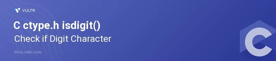 isdigit() header image