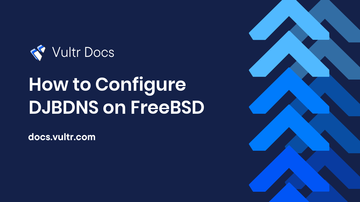 How to Configure DJBDNS on FreeBSD header image