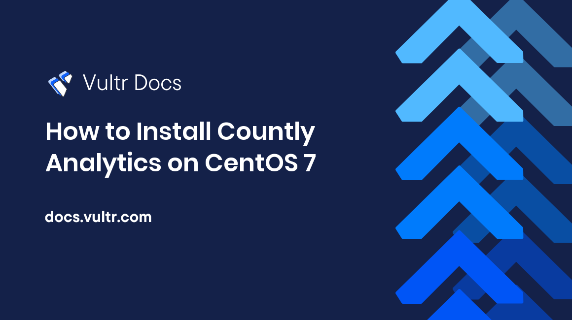 How to Install Countly Analytics on CentOS 7 header image