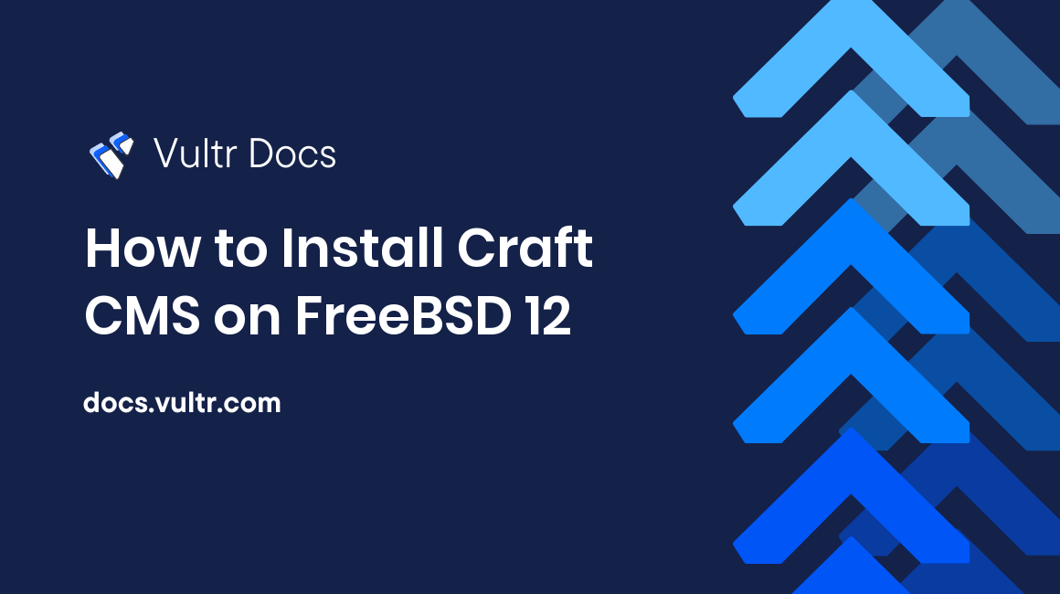 How to Install Craft CMS on FreeBSD 12 header image