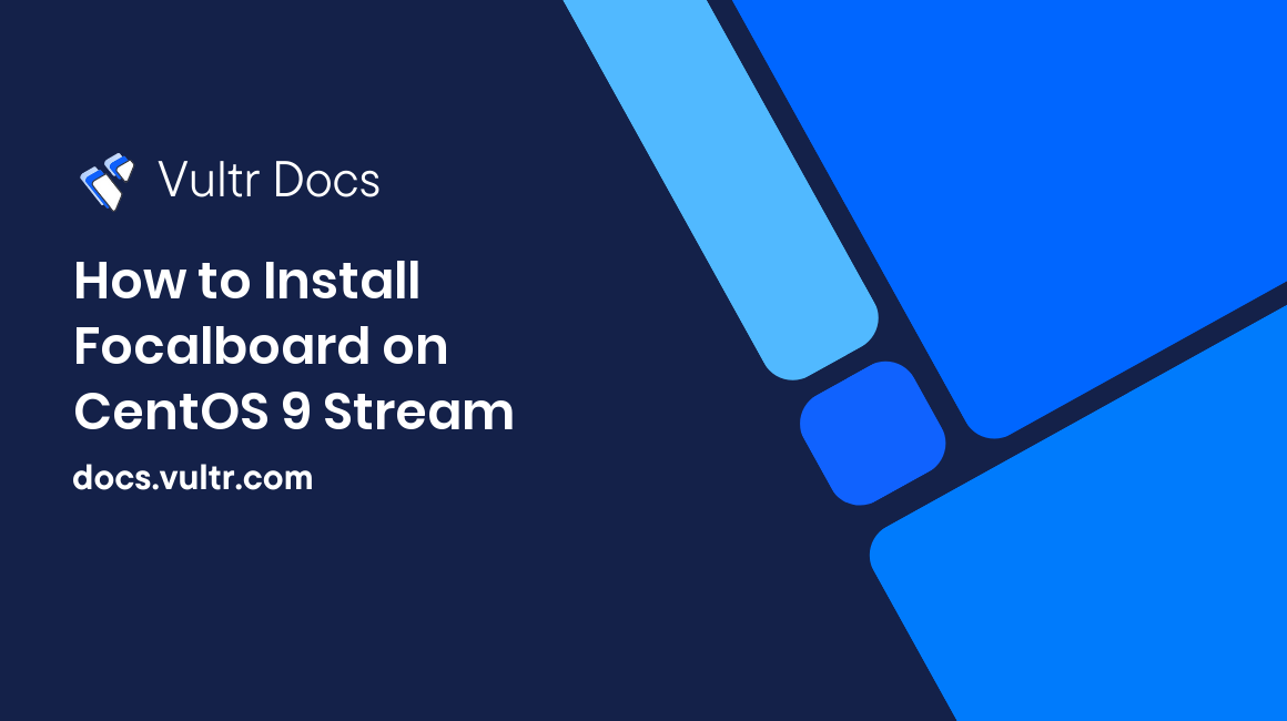 How to Install Focalboard on CentOS 9 Stream header image