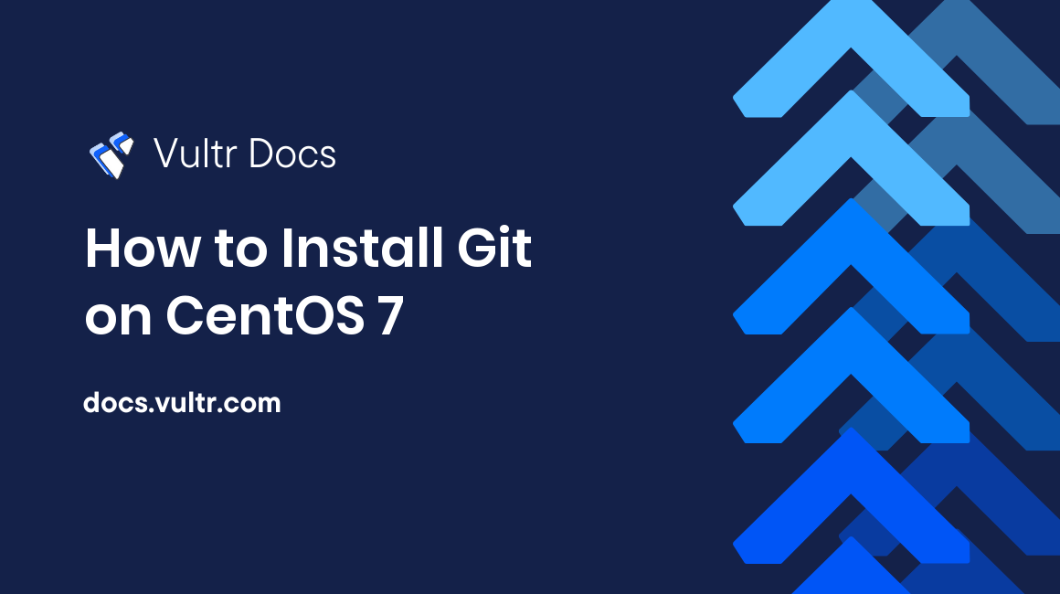 How to Install Git on CentOS 7 header image