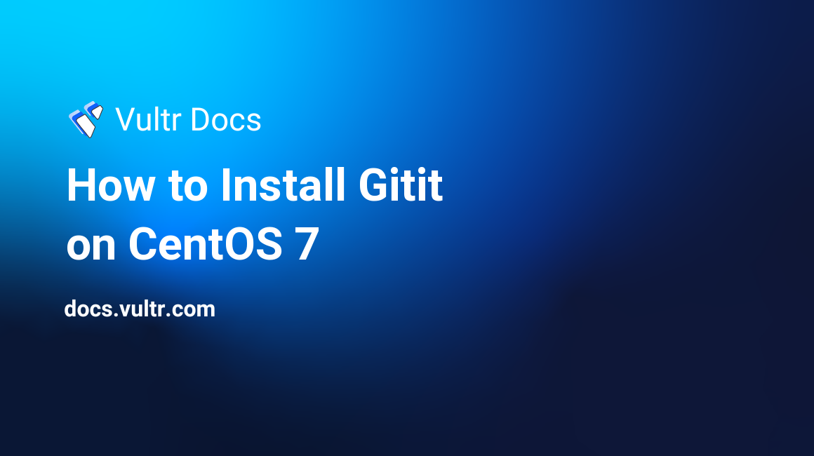 How to Install Gitit on CentOS 7 header image