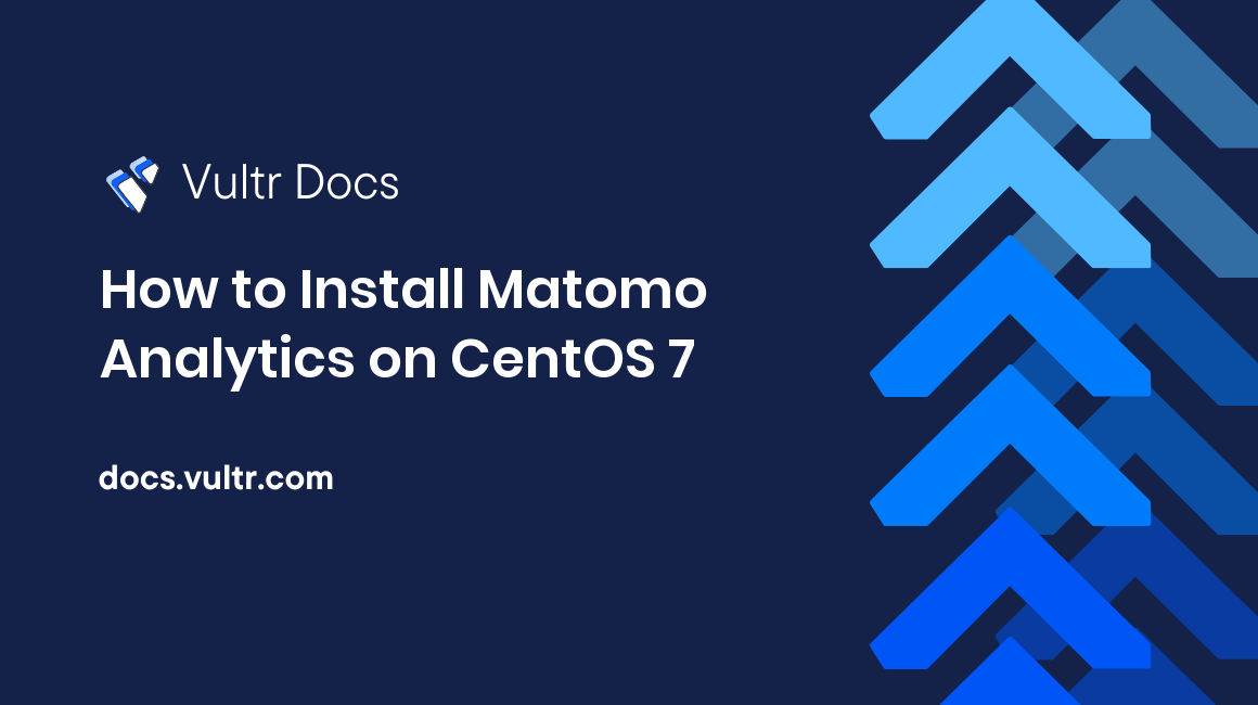 How to Install Matomo Analytics on CentOS 7 header image