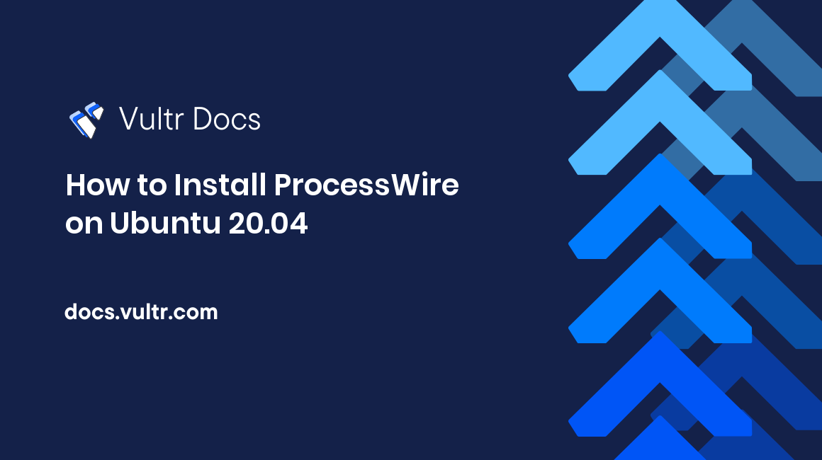 How to Install ProcessWire on Ubuntu 20.04 header image