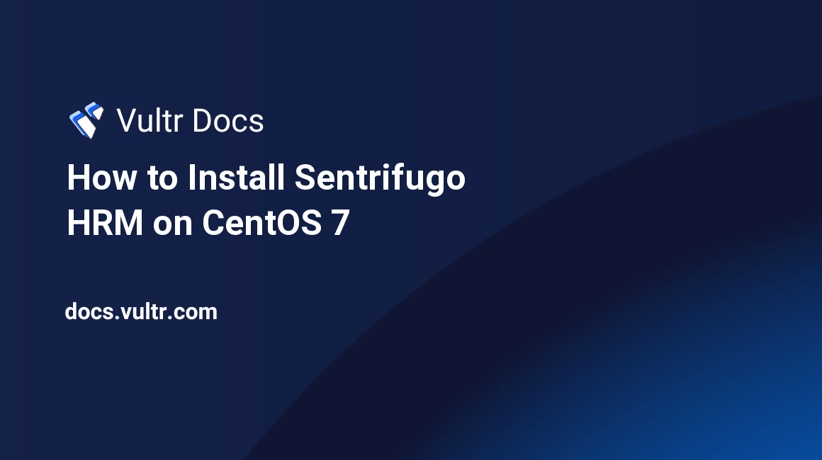 How to Install Sentrifugo HRM on CentOS 7 header image