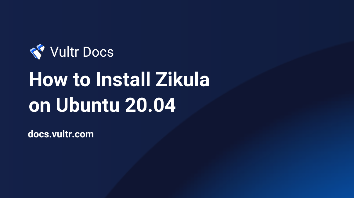 How to Install Zikula on Ubuntu 20.04 header image