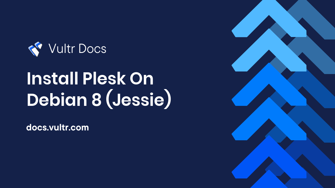 Install Plesk On Debian 8 (Jessie) header image