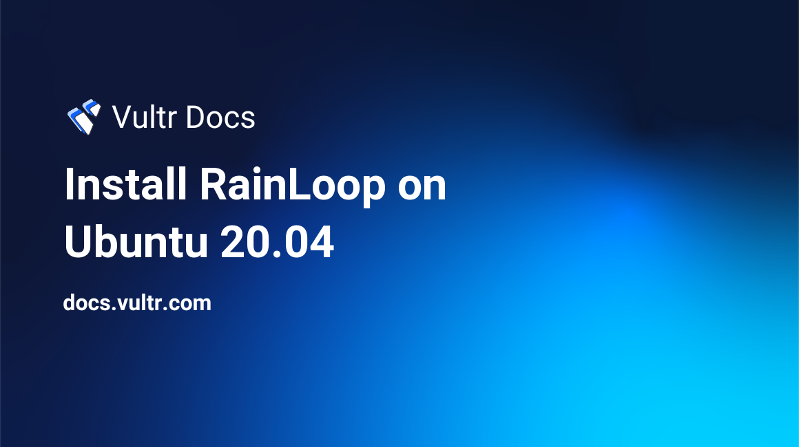 Install RainLoop on Ubuntu 20.04 header image