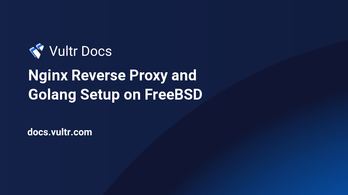 Nginx Reverse Proxy and Golang Setup on FreeBSD header image