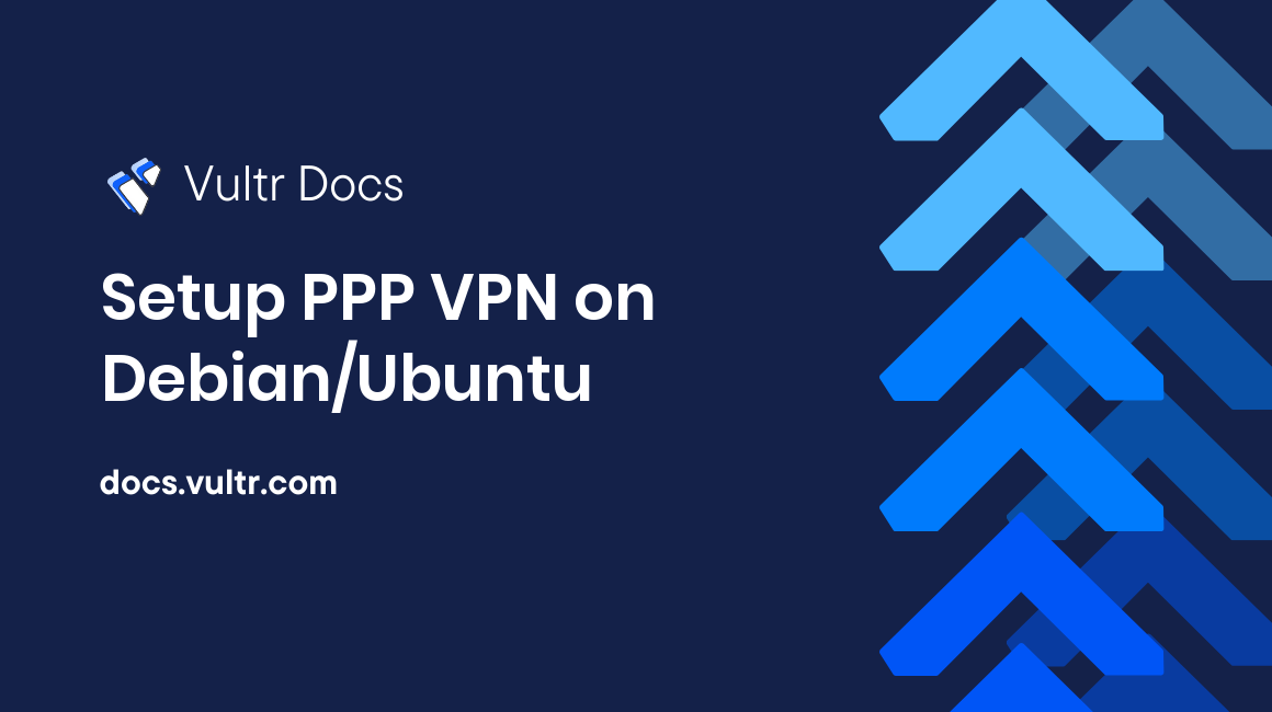 Setup PPP VPN on Debian/Ubuntu header image