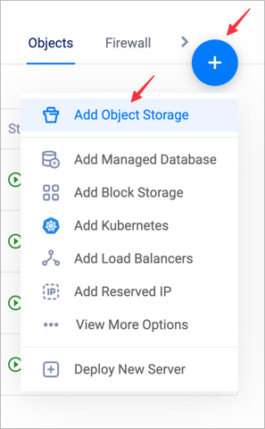 Add Object Storage