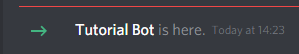 Bot Joined