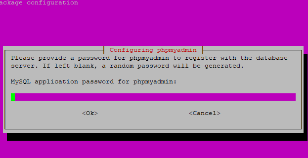 Configure Password for phpMyAdmin