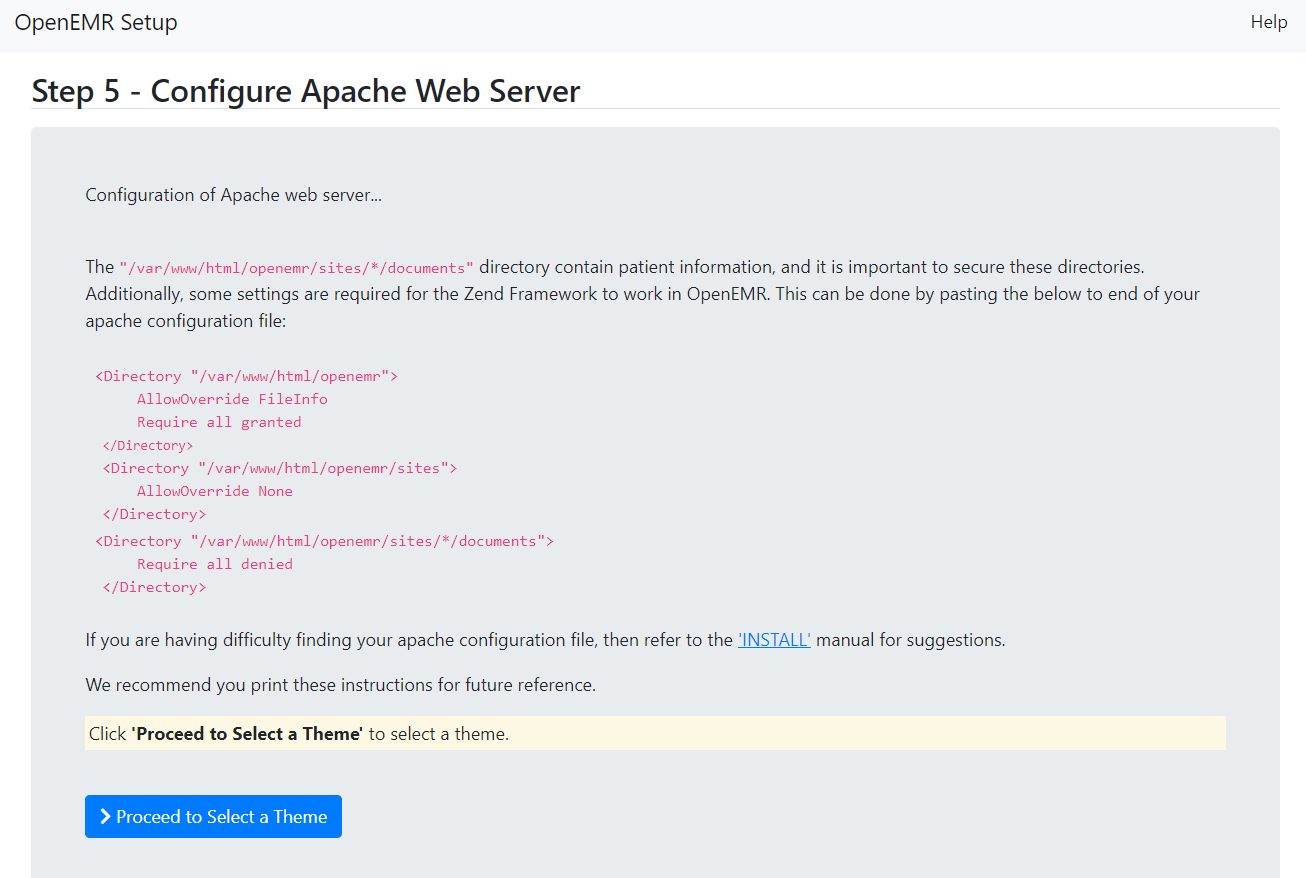Step 5 - Configure Apache Web Server