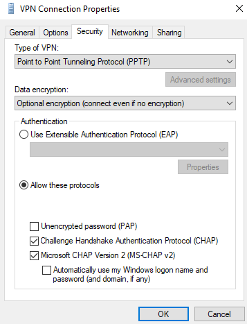 Choose VPN protocols
