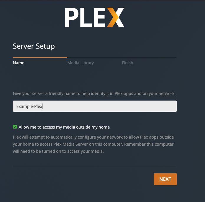 Plex Server Naming