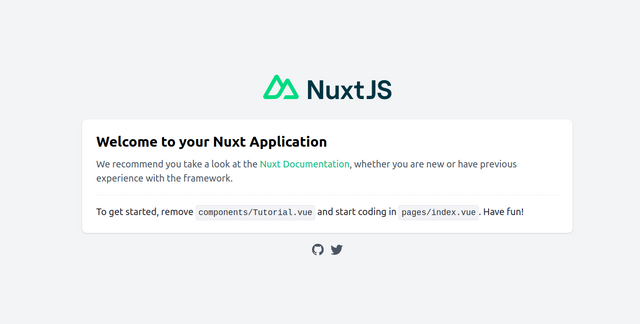 Nuxt.js Application Dashbaord