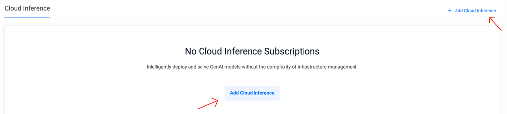 Add Vultr Cloud Inference Subscription