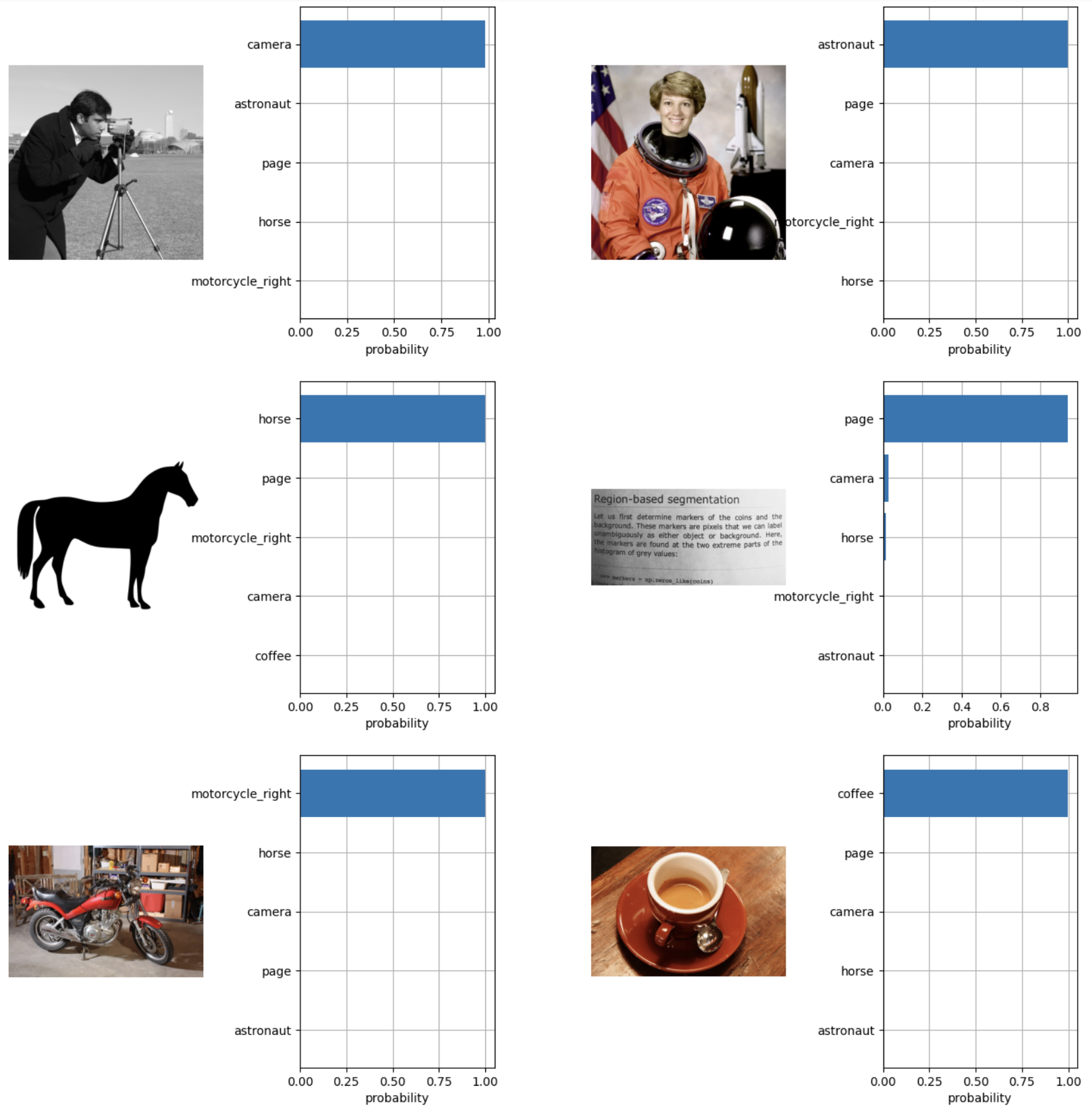 View the visualized model image results
